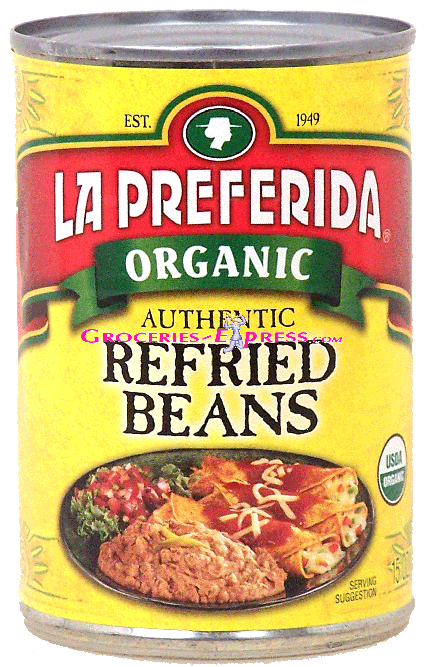 La Preferida  organic authentic refried beans Full-Size Picture